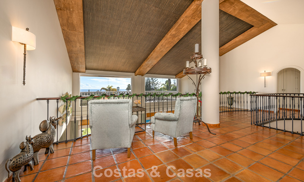 Beautiful Spanish style villa with stunning sea views for sale in Elviria, East Marbella 774757