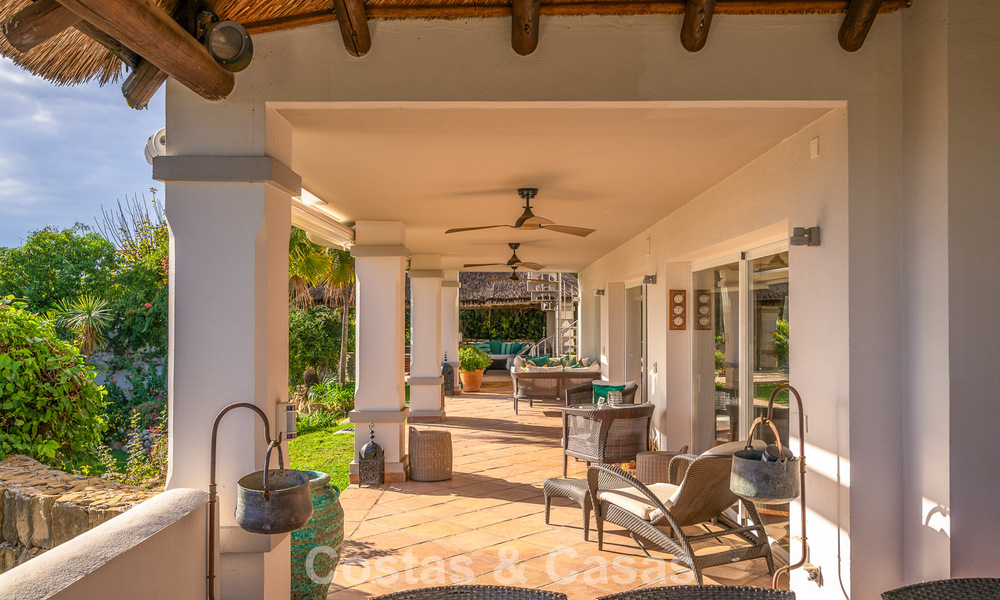 Beautiful Spanish style villa with stunning sea views for sale in Elviria, East Marbella 774768