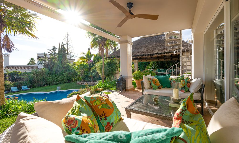 Beautiful Spanish style villa with stunning sea views for sale in Elviria, East Marbella 774769