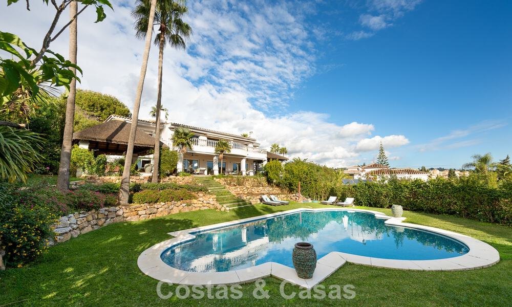 Beautiful Spanish style villa with stunning sea views for sale in Elviria, East Marbella 774773