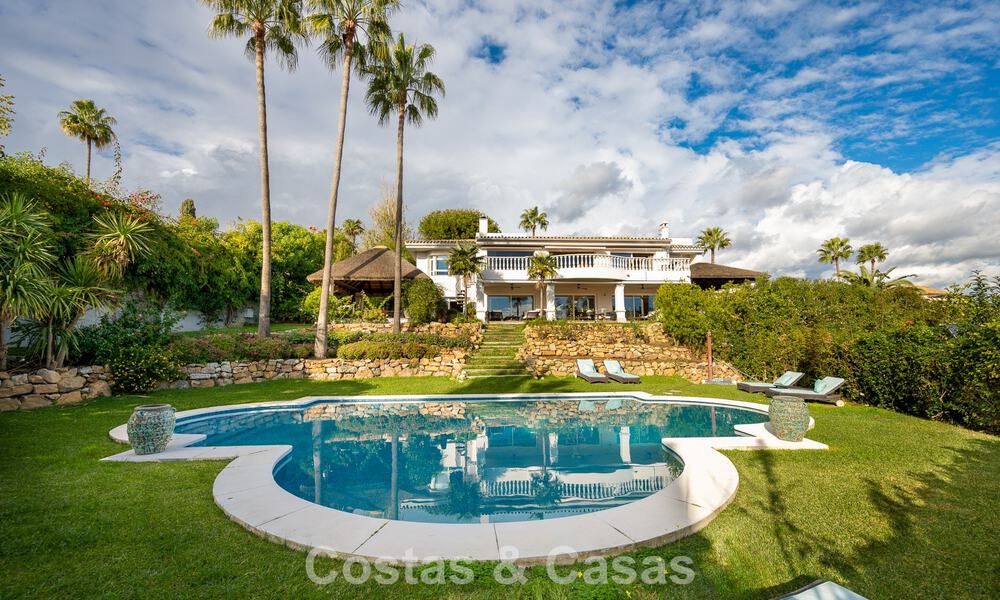Beautiful Spanish style villa with stunning sea views for sale in Elviria, East Marbella 774774