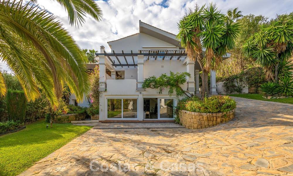 Beautiful Spanish style villa with stunning sea views for sale in Elviria, East Marbella 774779