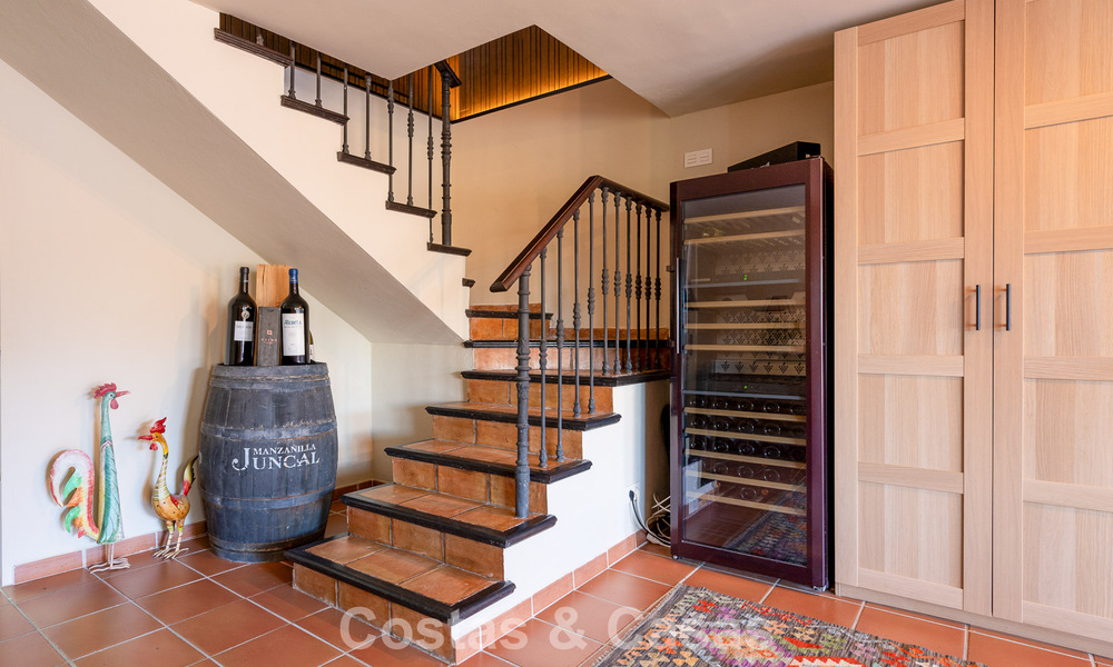 Beautiful Spanish style villa with stunning sea views for sale in Elviria, East Marbella 774788