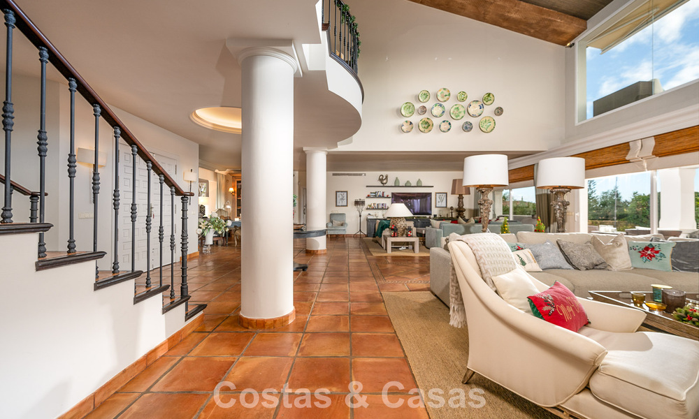 Beautiful Spanish style villa with stunning sea views for sale in Elviria, East Marbella 774795