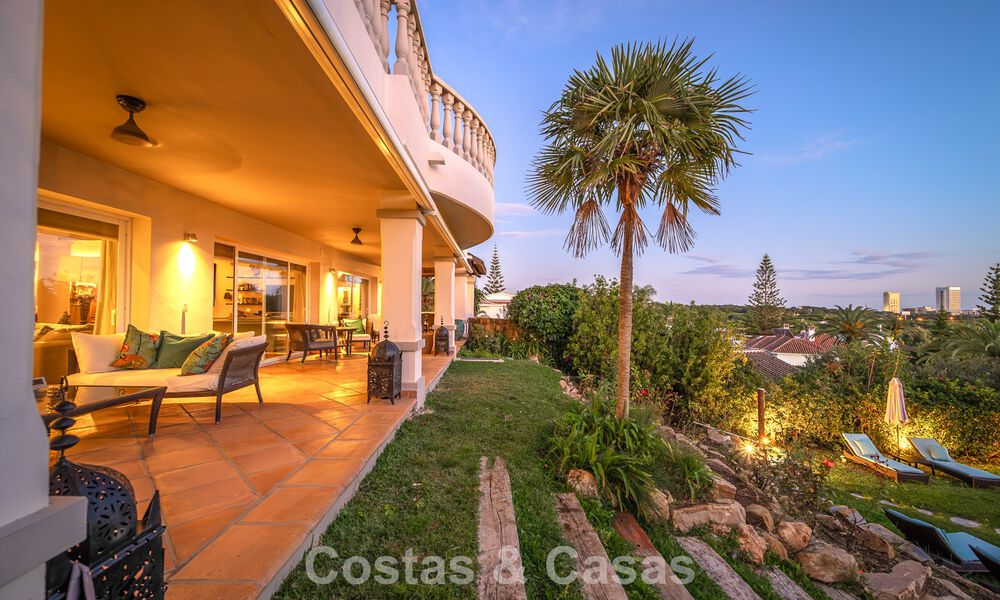 Beautiful Spanish style villa with stunning sea views for sale in Elviria, East Marbella 774799