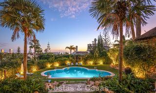 Beautiful Spanish style villa with stunning sea views for sale in Elviria, East Marbella 774800 