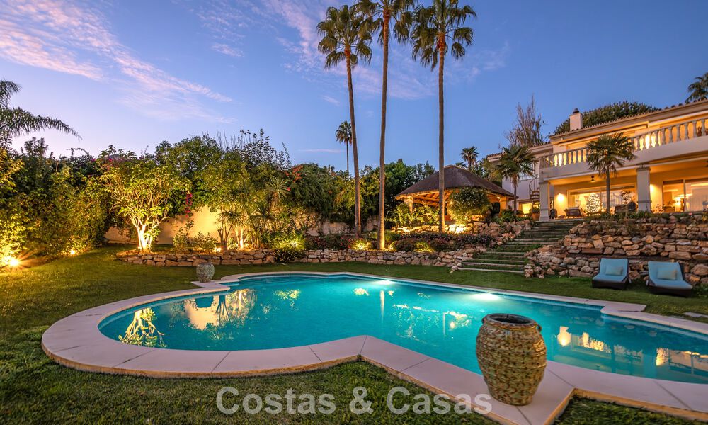 Beautiful Spanish style villa with stunning sea views for sale in Elviria, East Marbella 774802