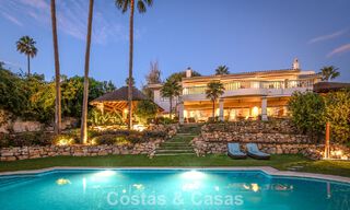 Beautiful Spanish style villa with stunning sea views for sale in Elviria, East Marbella 774803 