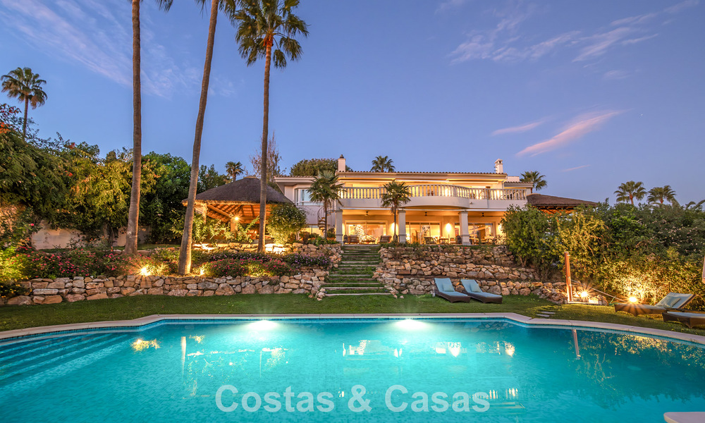 Beautiful Spanish style villa with stunning sea views for sale in Elviria, East Marbella 774804