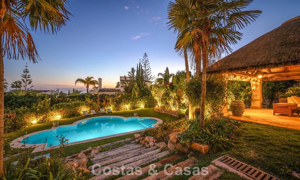 Beautiful Spanish style villa with stunning sea views for sale in Elviria, East Marbella 774805