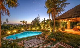 Beautiful Spanish style villa with stunning sea views for sale in Elviria, East Marbella 774805 