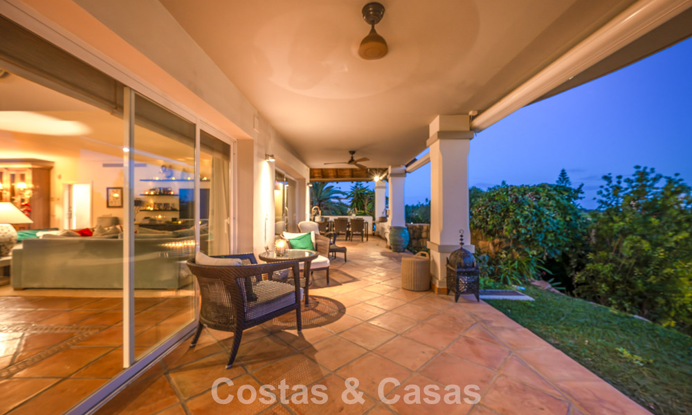 Beautiful Spanish style villa with stunning sea views for sale in Elviria, East Marbella 774806