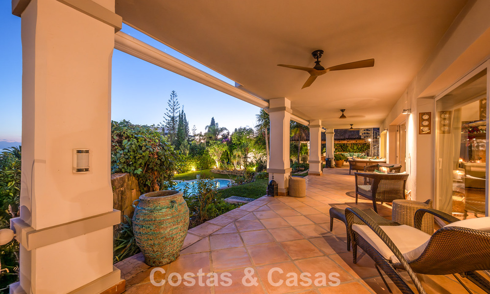 Beautiful Spanish style villa with stunning sea views for sale in Elviria, East Marbella 774808