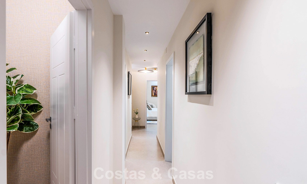 Stunning double penthouse with sea views for sale within walking distance of Puerto Banus, Marbella 774856