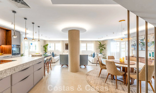 Stunning double penthouse with sea views for sale within walking distance of Puerto Banus, Marbella 774866 