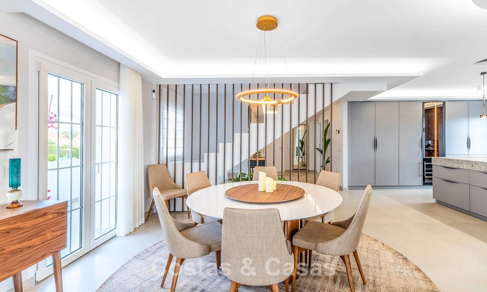 Stunning double penthouse with sea views for sale within walking distance of Puerto Banus, Marbella 774868