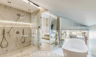 Stunning double penthouse with sea views for sale within walking distance of Puerto Banus, Marbella 774876 