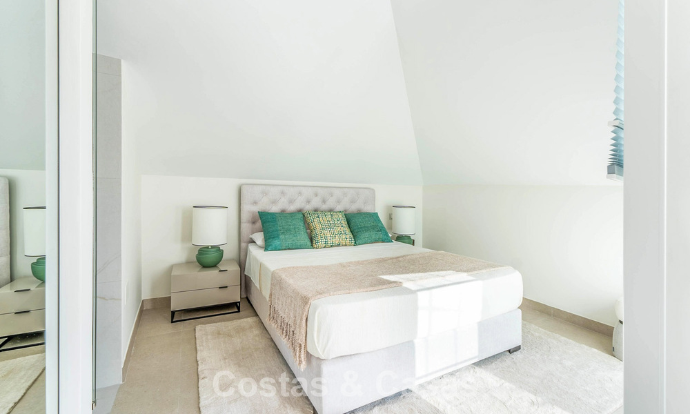 Stunning double penthouse with sea views for sale within walking distance of Puerto Banus, Marbella 774885