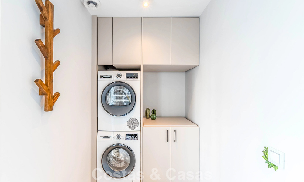 Stunning double penthouse with sea views for sale within walking distance of Puerto Banus, Marbella 774887