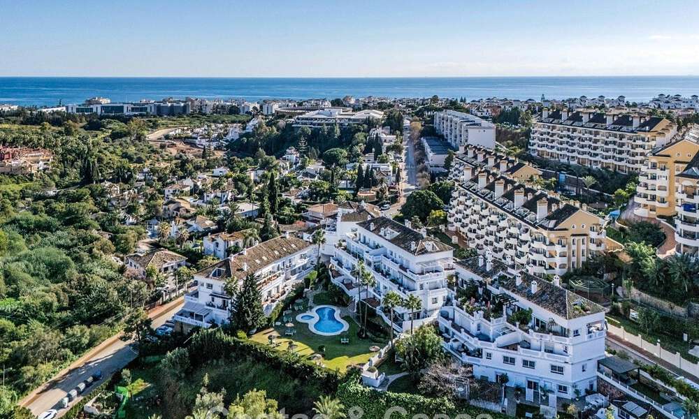 Stunning double penthouse with sea views for sale within walking distance of Puerto Banus, Marbella 774895