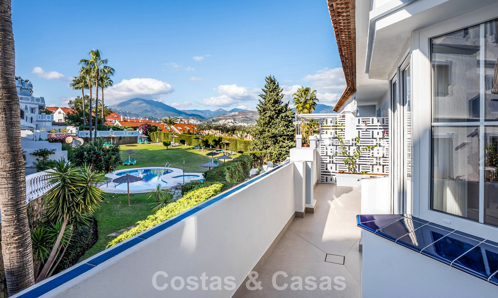 Stunning double penthouse with sea views for sale within walking distance of Puerto Banus, Marbella 774898