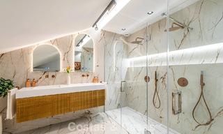 Stunning double penthouse with sea views for sale within walking distance of Puerto Banus, Marbella 774902 