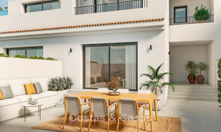Contemporary Mediterranean style townhouse for sale within walking distance of the beach of San Pedro Playa, Marbella 774905 