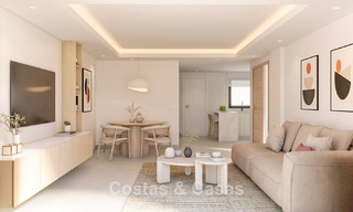 Contemporary Mediterranean style townhouse for sale within walking distance of the beach of San Pedro Playa, Marbella 774908 