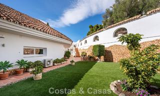 Classic Mediterranean villa for sale with panoramic sea views in an exclusive gated community in Marbella - Benahavis 774913 
