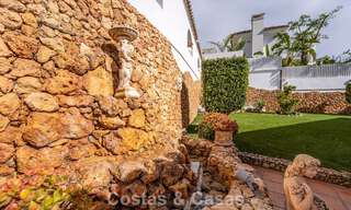 Classic Mediterranean villa for sale with panoramic sea views in an exclusive gated community in Marbella - Benahavis 774915 