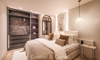 Luxurious renovated townhouse with sea views for sale, in a gated community on Marbella’s Golden Mile 774969 