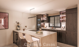 Luxurious renovated townhouse with sea views for sale, in a gated community on Marbella’s Golden Mile 774972 