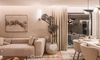 Luxurious renovated townhouse with sea views for sale, in a gated community on Marbella’s Golden Mile 774973 