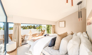 Luxurious renovated townhouse with sea views for sale, in a gated community on Marbella’s Golden Mile 774985 