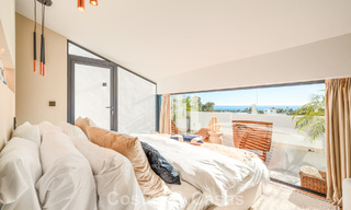Luxurious renovated townhouse with sea views for sale, in a gated community on Marbella’s Golden Mile 774997 