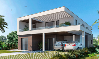 Luxurious, modern new build villa with panoramic sea views for sale, frontline golf in Mijas, Costa del Sol 775010 