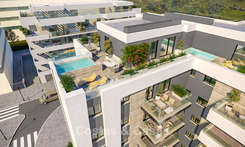 New to the market. Modern new build apartments with contemporary style for sale in Fuengirola, Costa del Sol 775025