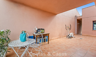 Spacious townhouse with private garden for sale, surrounded by golf courses in Nueva Andalucia, Marbella 775073 