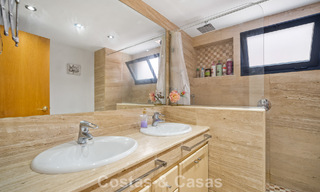 Spacious townhouse with private garden for sale, surrounded by golf courses in Nueva Andalucia, Marbella 775074 