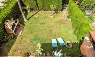 Spacious townhouse with private garden for sale, surrounded by golf courses in Nueva Andalucia, Marbella 775083 