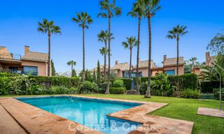 Spacious townhouse with private garden for sale, surrounded by golf courses in Nueva Andalucia, Marbella 775086 