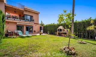 Spacious townhouse with private garden for sale, surrounded by golf courses in Nueva Andalucia, Marbella 775088 