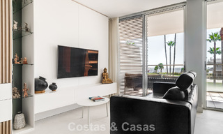 Move-in ready, modern, frontline beach apartment for sale in Estepona, Costa del Sol 775103 