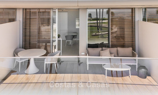 Move-in ready, modern, frontline beach apartment for sale in Estepona, Costa del Sol 775109 