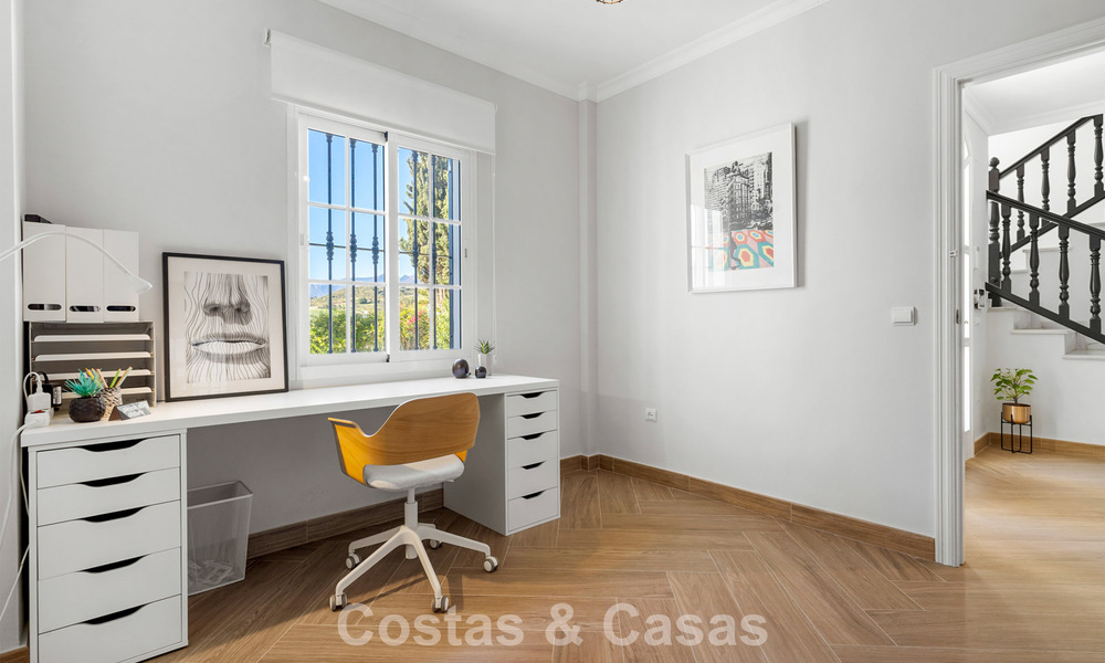 Move-in ready luxury villa in Mediterranean style for sale in a residential area in the golf valley of Mijas, Costa del Sol 775174