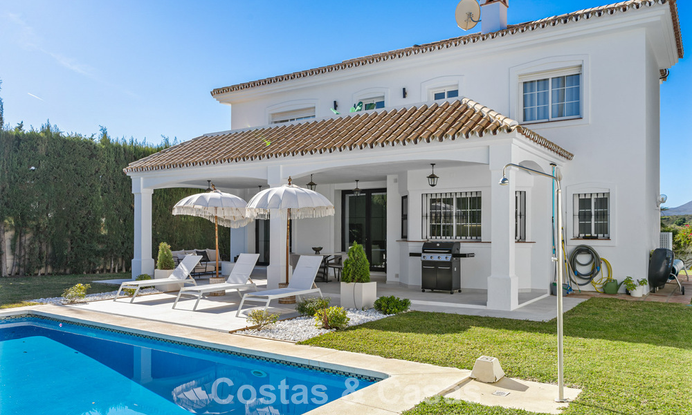 Move-in ready luxury villa in Mediterranean style for sale in a residential area in the golf valley of Mijas, Costa del Sol 775185