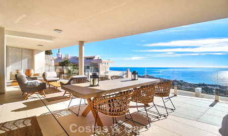 Move-in ready, modern apartment with panoramic sea views for sale in Benalmadena, Costa del Sol 775486
