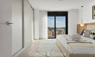 Recently built penthouse with spacious solarium for sale in gated complex in Benahavis - Marbella 775442 