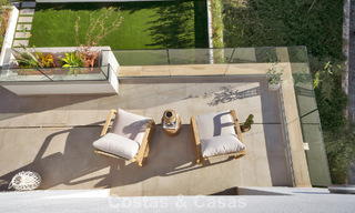 Recently built penthouse with spacious solarium for sale in gated complex in Benahavis - Marbella 775480 