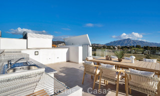 Recently built penthouse with spacious solarium for sale in gated complex in Benahavis - Marbella 775484 